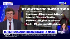 Retraites: les manifestations ce mardi en Alsace