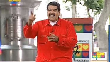 Nicolas Maduro lors de son émission hebdomadaire à la télévision officielle VTV dimanche 23 juillet.