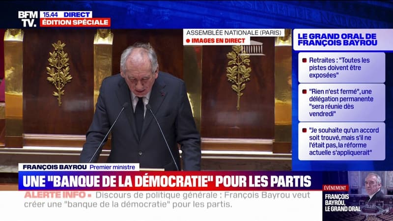 Pour François Bayrou, l'adoption du scrutin à la proportionnelle 