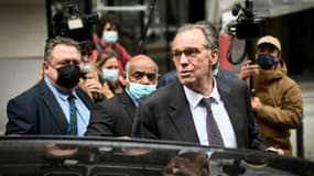 Renaud Muselier au siège de LR le 4 mai 2021