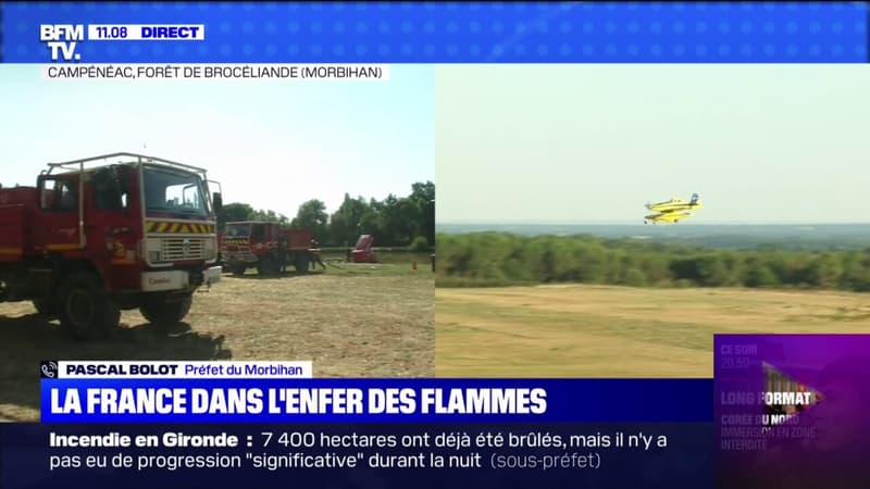 Incendie dans le Morbihan: 