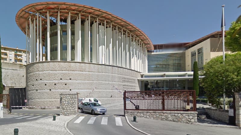 Le palais de justice de Grasse (Alpes-Maritimes).