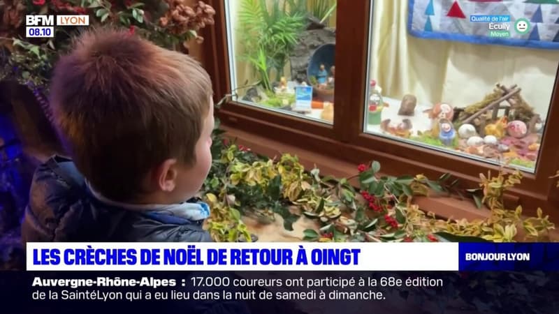 Rhône: les crèches de Noël de retour à Oingt