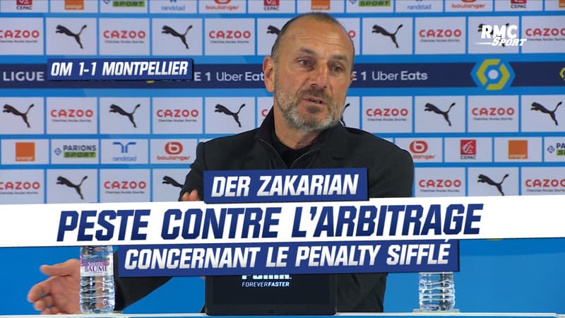 OM 1-1 Montpellier : Der Zakarian peste contre le penalty sifflé