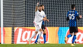 Karim Benzema lors du match Real-Inter, le 3 novembre 2020