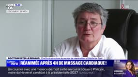 DOCUMENT BFMTV - Une jeune femme de 22 ans réanimée après 4h de massage cardiaque