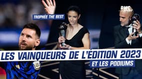 Trophée FIFA The Best : Messi, Bonmati, Guardiola, les lauréats et les podiums de l'édition 2023