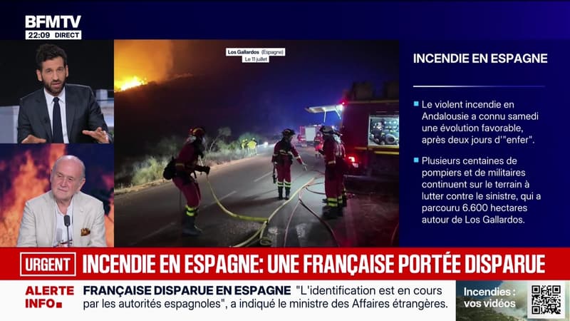 Incendie en Espagne : une Française portée disparue - 11/07