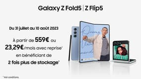 Nouveautés Samsung : Galaxy Z Flip 5, Galaxy Watch 6... profitez des offres de lancement