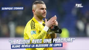 OL : Les révélations de Blanc sur la blessure de Lopes (absent contre Lorient)