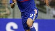 L'attaquant international de l'OL Karim Benzema a marqué le but de la victoire contre la Turquie (38e s.p.), vendredi à Lyon.