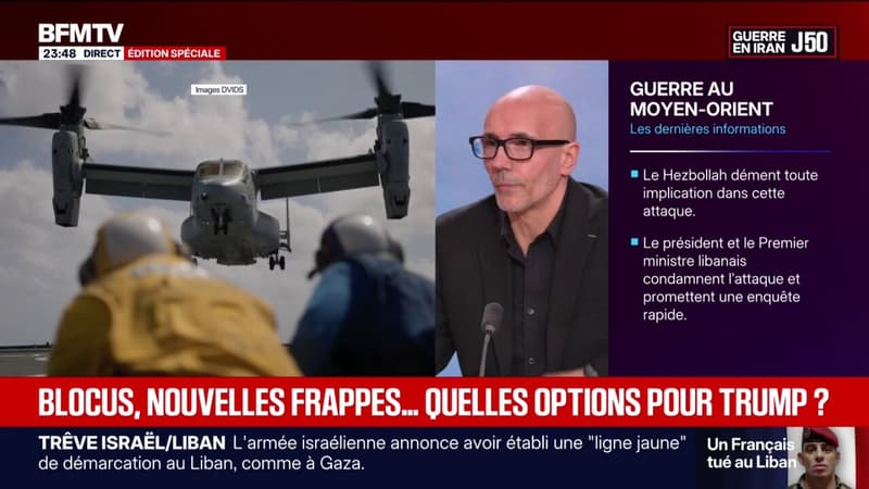 Reprise éventuelle de la guerre en Iran: "Trump frappera très fort s'il n'obtient pas ce qu'il veut", estime Romuald Sciora, chercheur associé à l'IRIS et directeur de l'Observatoire politique et géostratégique des États-Unis de l'IRIS