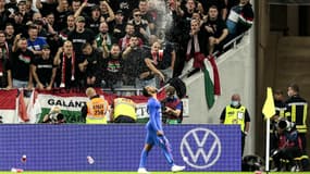 Raheem Sterling lors de Hongrie-Angleterre