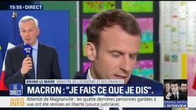 Dette: "Il faut poursuivre les efforts de réduction de la dépense publique", prévient Le Maire  