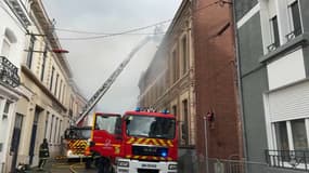 Incendie des locaux de la Croix-Rouge à Hazebrouck le 24 octobre 2022