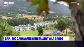 Gap: 200 caravanes des gens du voyage s'installent dans un champ 