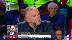 "L'obligation de se taire devrait commencer par s'appliquer à Jean-Luc Mélenchon qui parle à tort et à travers d'une ville qu'il ne connaît pas !" Yves Moraine, maire du 6ème et 8ème arrondissement de Marseille 