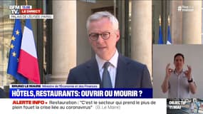 Bruno Le Maire annonce un renforcement du fonds de solidarité avec une aide pouvant aller "jusqu'à 10.000 euros"