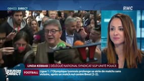 Propos de Jean-Luc Mélenchon sur les policiers: "Il est pathétique" réagit Linda Kebbab du syndicat SGP Unité Police