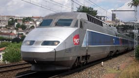 Passage du TGV en Charente, le 13 juillet 2011.