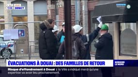 Douai: certains habitants des immeubles évacués de retour chez eux