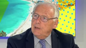 Antoine Véran, maire de Levens (Alpes-Maritimes), sur le plateau de BFM Nice Côte d'Azur le mercredi 5 mars 2025.