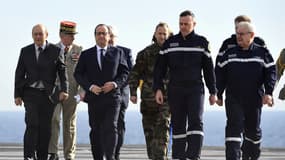 François Hollande ( ici le 14 janvier sur le Charles de Gaulle) a donné satisfaction aux militaires