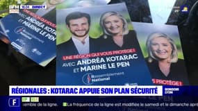 Régionales : Kotarac appuie son plan sécurité