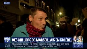 "La ville est à l'abandon total", 8000 Marseillais ont manifesté contre  Jean-Claude Gaudin