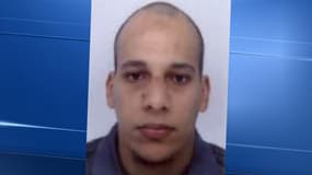 Un portrait non daté de Chérif Kouachi, diffusé par la police après la tuerie de Charlie-Hebdo. 