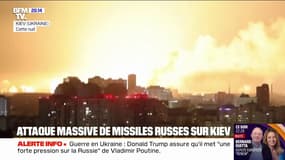 La Russie a lancé une attaque massive de drones et de missiles sur Kiev en Ukraine