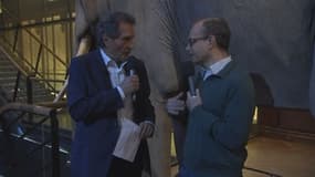 Jean-Jacques BOurdin et Denis Couvet au Muséum d'histoire naturelle