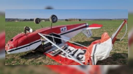 Pas-de-calais: un aéronef rate son décollage, deux hommes légèrement blessés