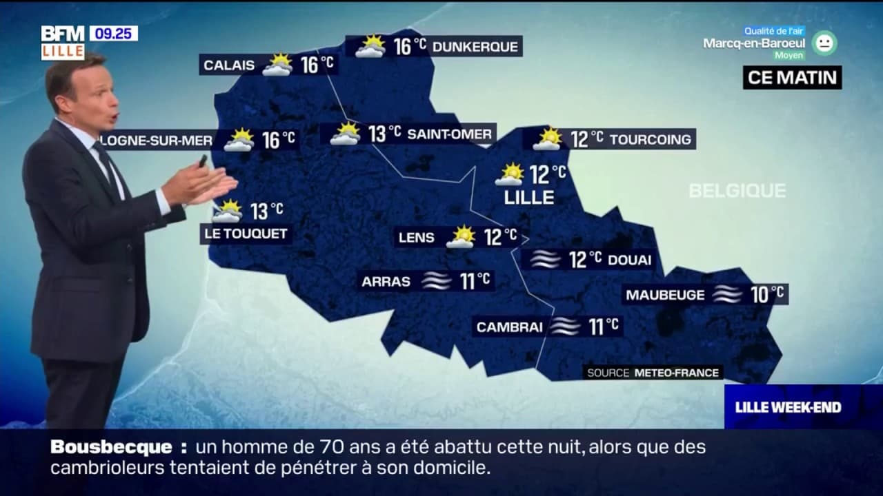 Meteo un samedi matin voile du soleil dans l apres midi jusqu a 23 C a Lille 1134719