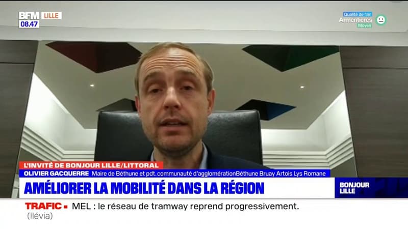 Hauts-de-France: le maire de Béthune évoque les pistes pour améliorer la mobilité dans la région