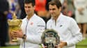 Novak Djokovic et Roger Federer