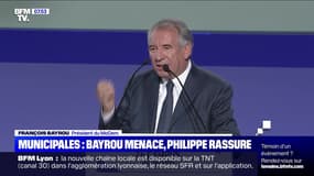 L’édito de Christophe Barbier: Municipales, Bayrou menace et Philippe rassure