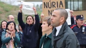 Dani Alves sortant de prison, le 25 mars 2024