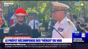 Incendie de Gonfaron: le préfet récompense les "héros" du Var, deux ans après les faits