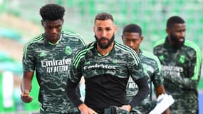 Karim Benzema avec Aurélien Tchouameni