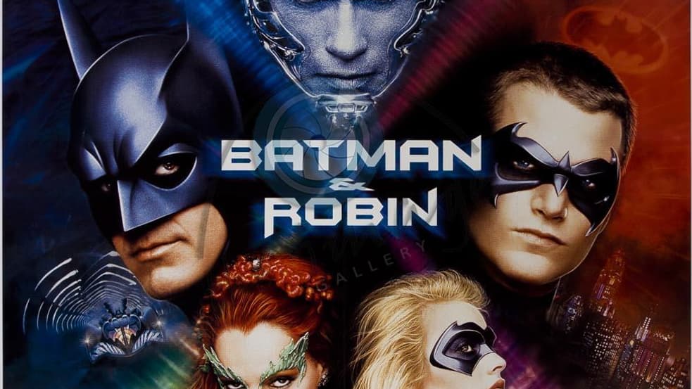 L'affiche de Batman & Robin L'affiche de Batman & Robin