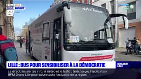 Lille: un bus pour sensibiliser les citoyens à la démocratie