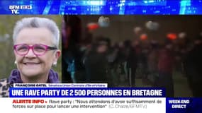 Rave party en Bretagne: pour la sénatrice Françoise Gatel, "on ne peut pas tolérer dans notre pays une situation de cette nature qui est une véritable provocation"