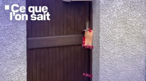 Des scellés ont été posés sur les portes du logement dans lequel le corps de la victime a été retrouvé à Hautmont ce mercredi 1er janvier