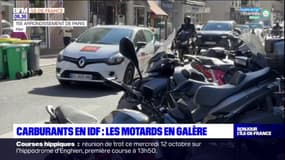 Île-de-France: la galère des conducteurs de motos face à la pénurie de carburant