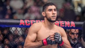 Farès Ziam lors de l'UFC Paris, en septembre 2024.