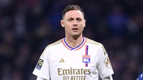 Nemanja Matic avec l'OL contre Marseille en février 2024