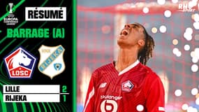 Résumé : Lille 2-1 Rijeka - Conference League (barrage aller)