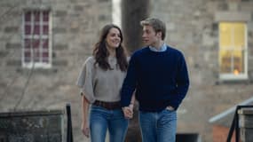 Les acteurs Meg Bellamy et Ed McVey incarnent respectivement Kate et William dans la saison 6 de "The Crown"
