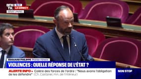 Édouard Philippe sur les violences: "C'est la loi qui doit prévaloir dans la République"